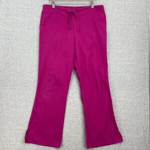 Cherokee Workwear Scrub Bottoms Womens Small Hot Pink Medical Nursing Healthcare